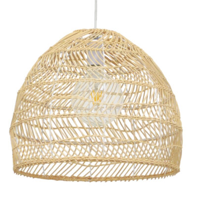 LEDTM® MALIBU 00973 Boho Κρεμαστό Φωτιστικό Οροφής με Ντουί 1 x E27 AC 220-240V IP20 - Μπεζ - Μ40 x Π40 x Υ35cm