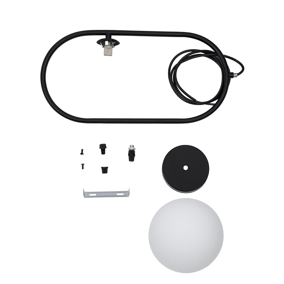 LEDTM® HAMBURG 00589 Μοντέρνο Κρεμαστό Φωτιστικό Οροφής με Ντουί 1 x G9 AC 220-240V IP20 - Μαύρο & Λευκό - Μ20 x Π15 x Υ40cm - Image 13