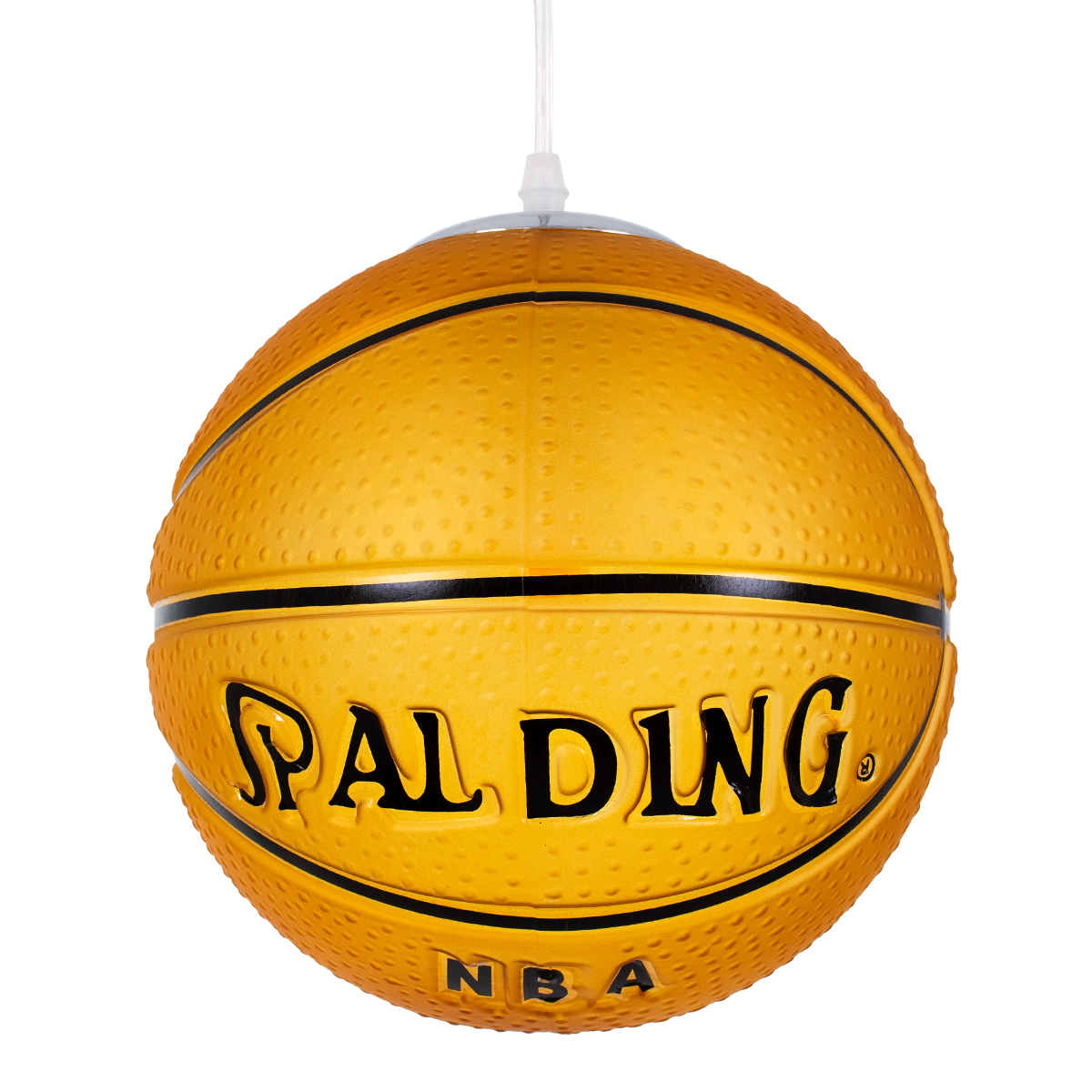 LEDTM® SPALDING NBA 00649 Παιδικό Κρεμαστό Φωτιστικό Οροφής με Ντουί 1 x E27 AC 220-240V IP20 - Πορτοκαλί & Μαύρο - Μ25 x Π25 x Υ25cm - Image 5