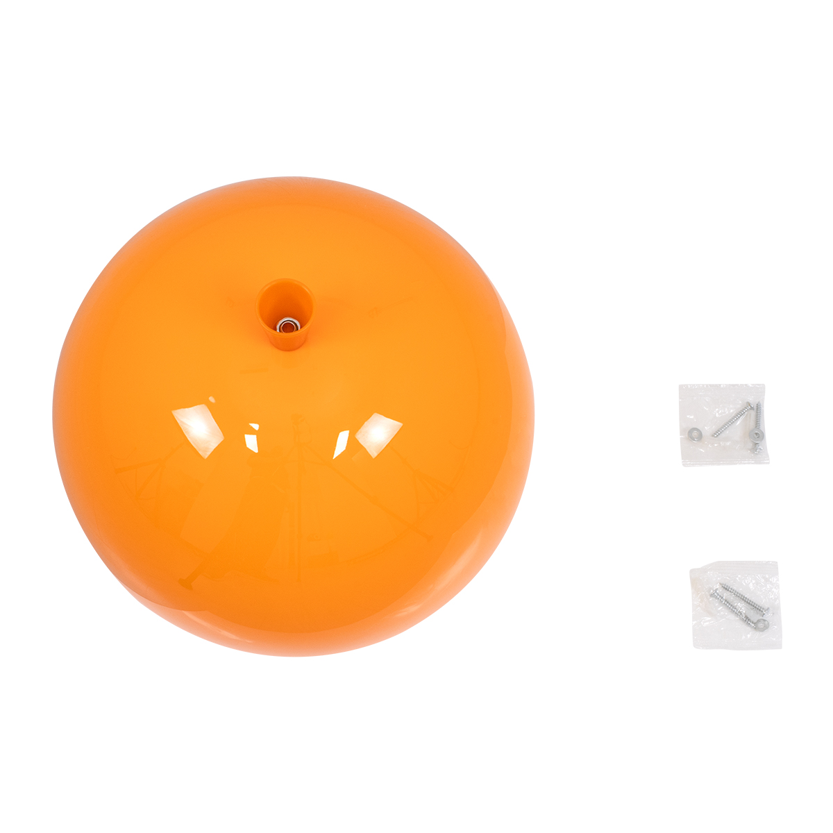 LEDTM® BALLOON 00650 Παιδικό Φωτιστικό Οροφής με Ντουί 1 x E27 AC 220-240V IP20 - Πορτοκαλί - Μ30 x Π30 x Υ33cm - Image 10