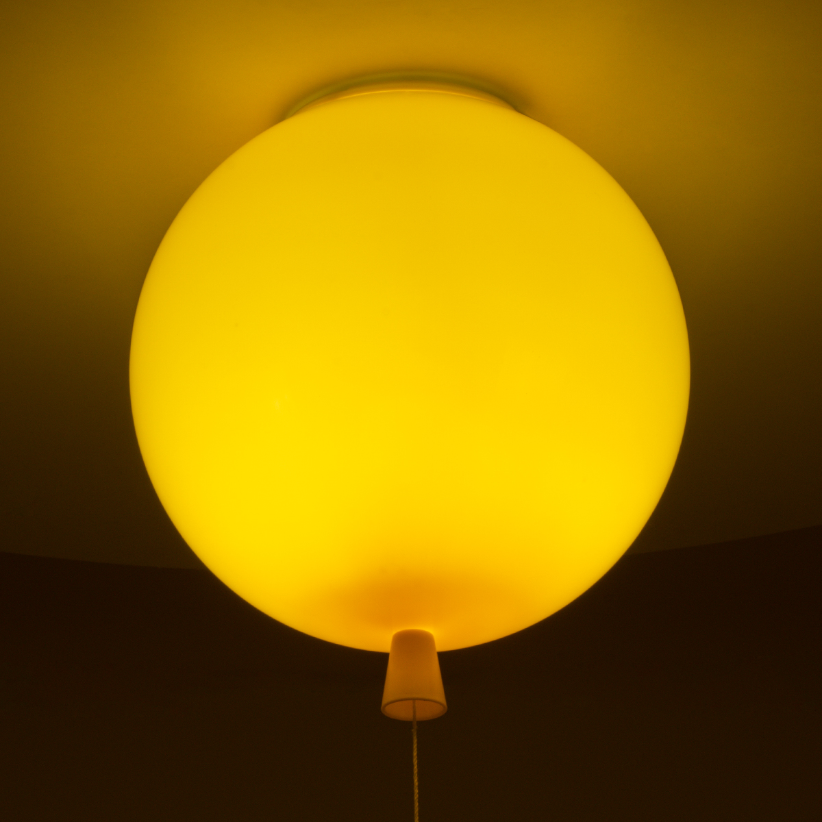 LEDTM® BALLOON 00651 Παιδικό Φωτιστικό Οροφής με Ντουί 1 x E27 AC 220-240V IP20 - Κίτρινο - Μ30 x Π30 x Υ33cm - Image 3