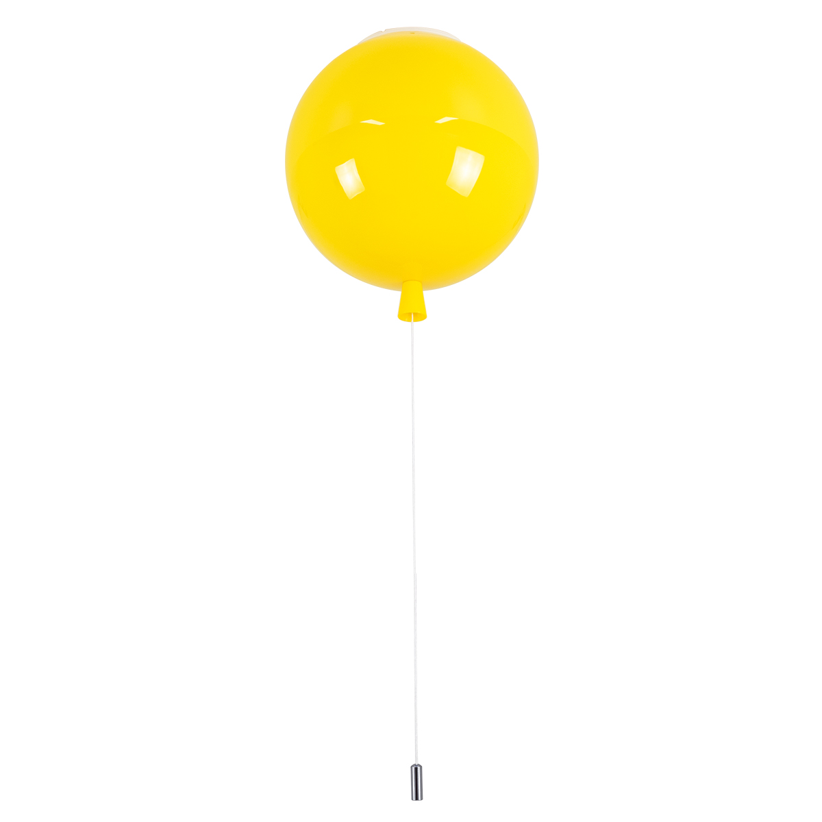 LEDTM® BALLOON 00651 Παιδικό Φωτιστικό Οροφής με Ντουί 1 x E27 AC 220-240V IP20 - Κίτρινο - Μ30 x Π30 x Υ33cm - Image 5