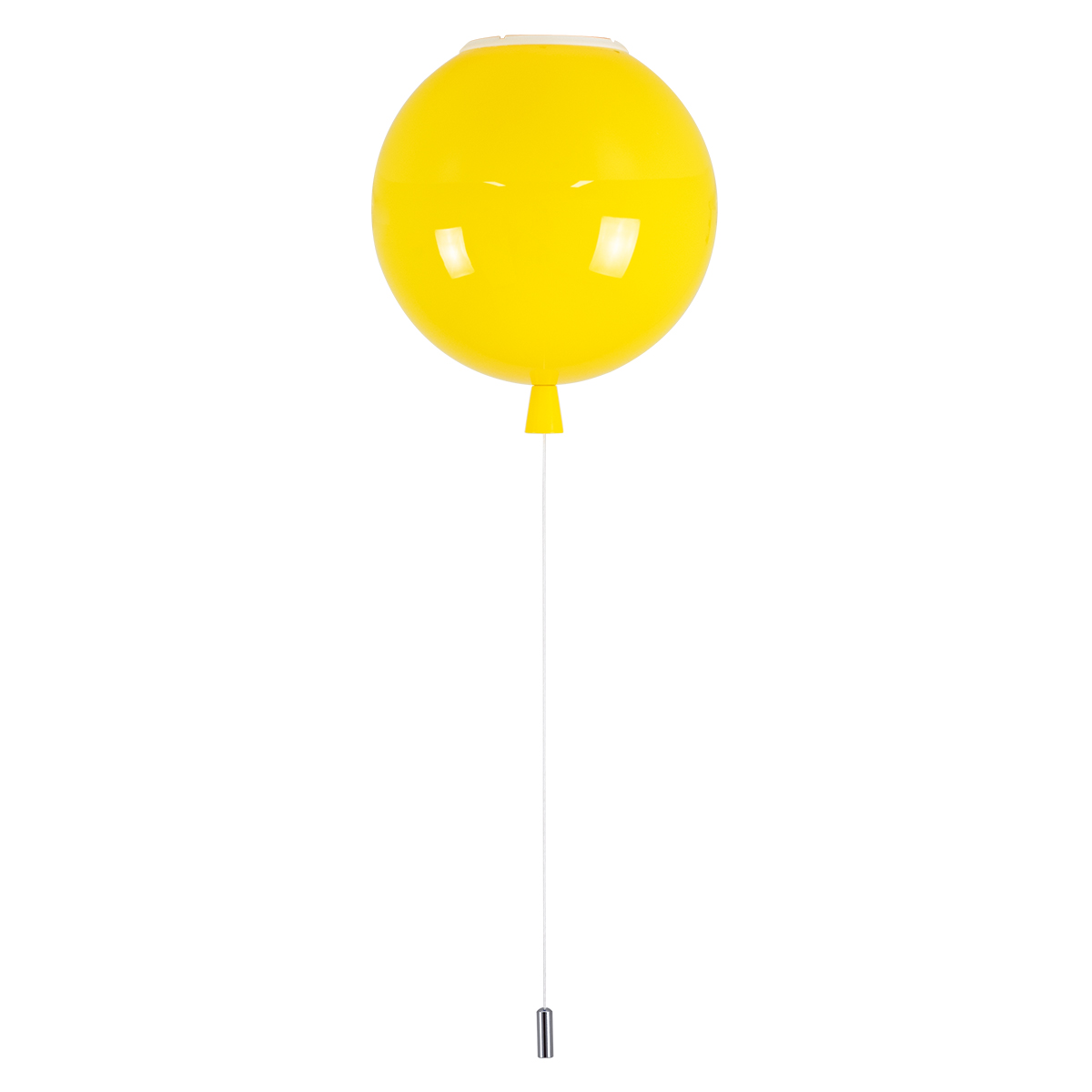 LEDTM® BALLOON 00651 Παιδικό Φωτιστικό Οροφής με Ντουί 1 x E27 AC 220-240V IP20 - Κίτρινο - Μ30 x Π30 x Υ33cm - Image 6
