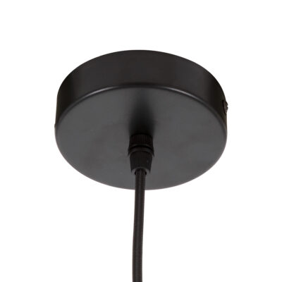 LEDTM® NEVIS 00681 Μοντέρνο Κρεμαστό Φωτιστικό Οροφής με Ντουί 1 x E27 AC 220-240V IP20 - Μαύρο & Μπεζ - Μ49 x Π49 x Υ34.5cm - Image 8