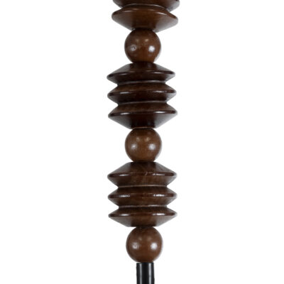 LEDTM® BEADS 00692 Vintage Κρεμαστό Φωτιστικό Ανάρτηση Μονόφωτο 1 x E27 IP20 Καφέ Ξύλο - Μ5 x Π5 x Y33cm - Image 3