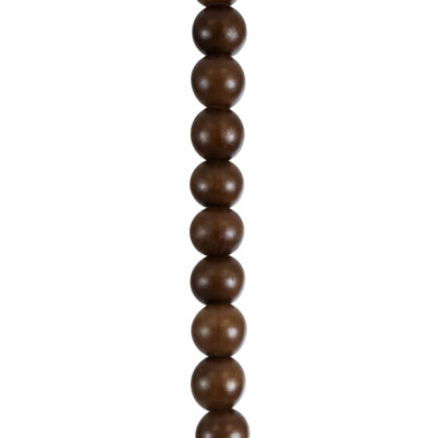 LEDTM® BEADS 00694 Vintage Κρεμαστό Φωτιστικό Ανάρτηση Μονόφωτο 1 x E27 IP20 Καφέ Ξύλο - Μ4 x Π4 x Υ47cm - Image 3