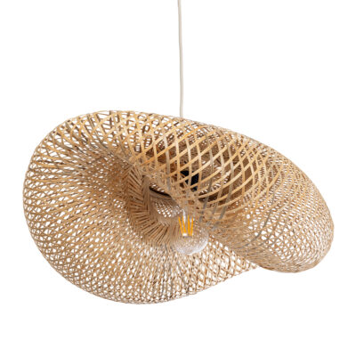 LEDTM® MEXICO 00719 Boho Κρεμαστό Φωτιστικό Οροφής με Ντουί 1 x E27 AC 220-240V IP20 - Μπεζ - Μ65 x Π46 x Υ30cm - Image 6