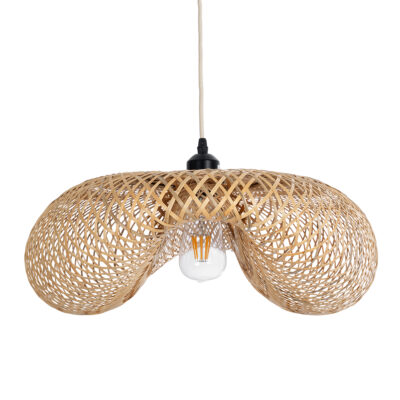 LEDTM® MEXICO 00719 Boho Κρεμαστό Φωτιστικό Οροφής με Ντουί 1 x E27 AC 220-240V IP20 - Μπεζ - Μ65 x Π46 x Υ30cm - Image 7
