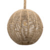 LEDTM® MANDALA 00731 Boho Κρεμαστό Φωτιστικό Πλέγμα Μονόφωτο 1 x E27 IP20 Μπεζ Σχοινί - Μ30 x Π30 x Y30cm