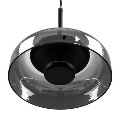 LEDTM® CHARLOTTE 00743 Μοντέρνο Κρεμαστό Φωτιστικό Οροφής LED 5W 500lm 180° AC 220-240V IP20 Θερμό Λευκό 2700K - Sanan SMD Chip - Μαύρο Φιμέ - Μ23 x Π23 x Υ23cm - 2 Xρόνια Εγγύηση - Image 9