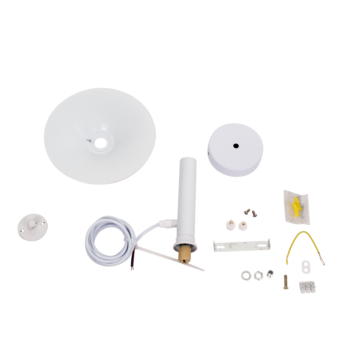 LEDTM® CELEST 00790 Μοντέρνο Κρεμαστό Φωτιστικό Οροφής με Ντουί 1 x G9 AC 220-240V IP20 - Λευκό - Μ20 x Π20 x Υ26.5cm - Image 8