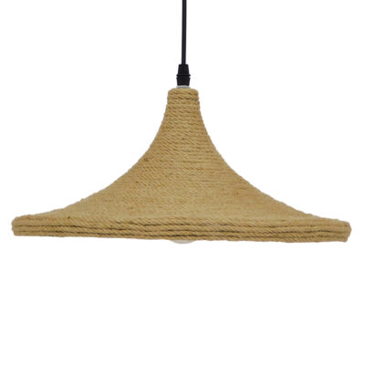 LEDTM® SHANGHAI ROPE 00917 Boho Κρεμαστό Φωτιστικό Οροφής με Ντουί 1 x E27 AC 220-240V IP20 - Μπεζ - Μ37 x Π37 x Υ20cm - Image 4