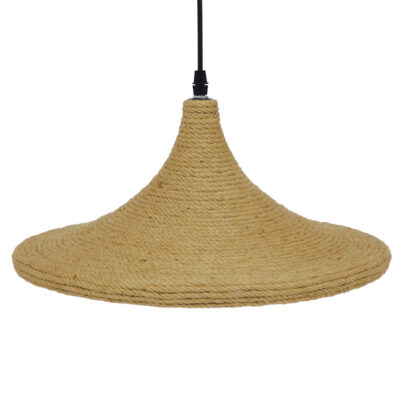 LEDTM® SHANGHAI ROPE 00917 Boho Κρεμαστό Φωτιστικό Οροφής με Ντουί 1 x E27 AC 220-240V IP20 - Μπεζ - Μ37 x Π37 x Υ20cm - Image 5