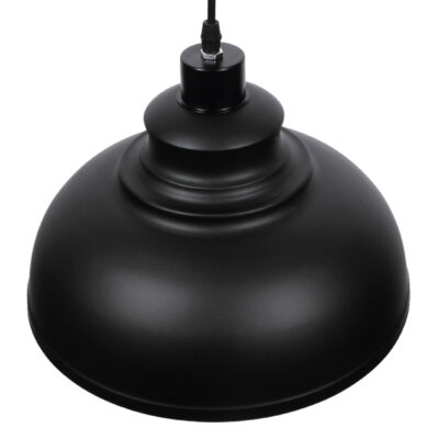 LEDTM® ANDY 01000 Μοντέρνο Κρεμαστό Φωτιστικό Οροφής με Ντουί 1 x E27 AC 220-240V IP20 - Μαύρο & Χρυσό - Μ35 x Π35 x Υ28cm - Image 4