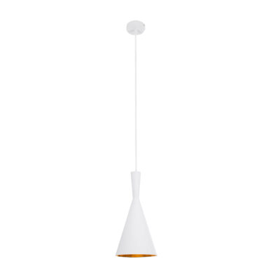 LEDTM® SHANGHAI 01026-C Μοντέρνο Κρεμαστό Φωτιστικό Οροφής με Ντουί 1 x E27 AC 220-240V IP20 - Λευκό & Χρυσό - Μ19 x Π19 x Υ38cm - Image 4