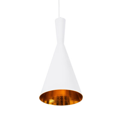 LEDTM® SHANGHAI 01026-C Μοντέρνο Κρεμαστό Φωτιστικό Οροφής με Ντουί 1 x E27 AC 220-240V IP20 - Λευκό & Χρυσό - Μ19 x Π19 x Υ38cm - Image 6