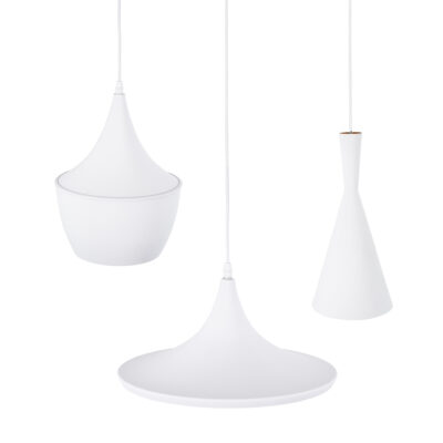 LEDTM® SHANGHAI 01026 Μοντέρνο Κρεμαστό Φωτιστικό Οροφής με Ντουί 3 x E27 AC 220-240V IP20 - Λευκό & Χρυσό - Μ79.5 x Π79.5 x Υ38cm - Σετ 3 Τεμαχίων - Image 9