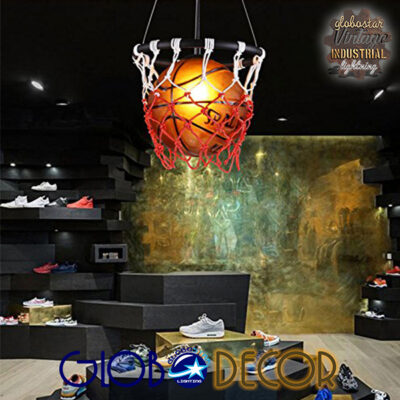 LEDTM® NBA 01027 Μοντέρνο Κρεμαστό Φωτιστικό Οροφής με Ντουί 1 x E27 AC 220-240V IP20 - Πορτοκαλί - Μ32 x Π32 x Υ58cm - Image 7