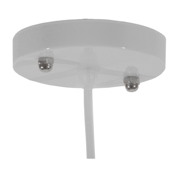 LEDTM® RAY 01043 Vintage Κρεμαστό Φωτιστικό Οροφής με Ντουί 1 x E27 AC 220-240V IP20 - Λευκό - Μ36 x Π36 x Υ25cm - Image 7