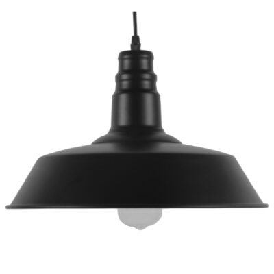 LEDTM® RAY 01049 Vintage Κρεμαστό Φωτιστικό Οροφής με Ντουί 1 x E27 AC 220-240V IP20 - Μαύρο - Μ36 x Π36 x Υ25cm - Image 3