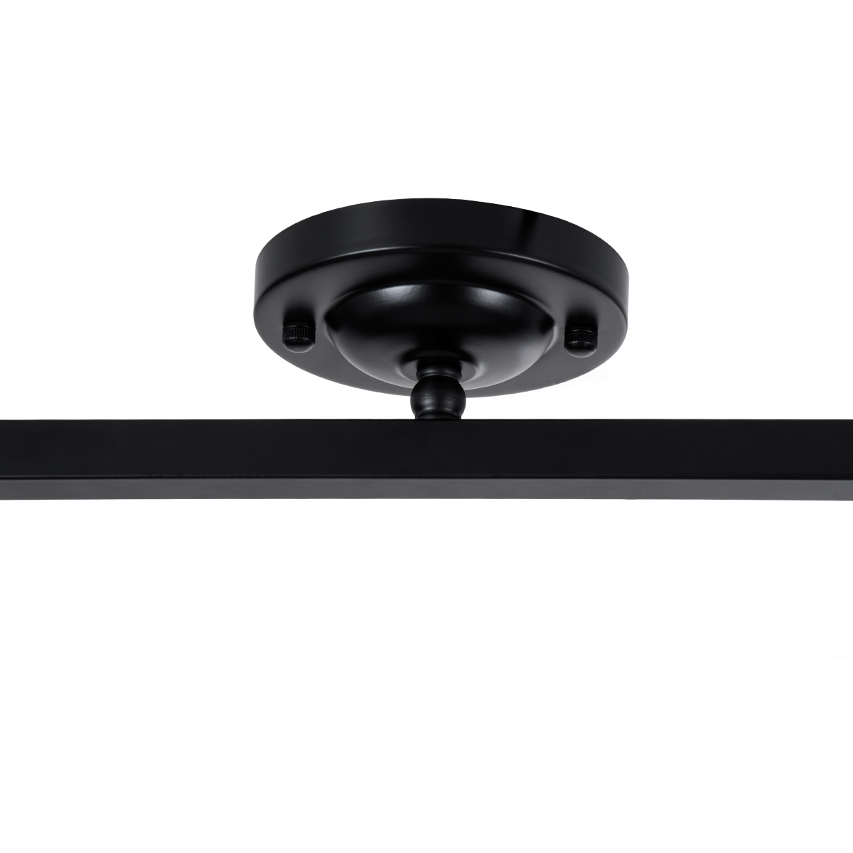 LEDTM® CANNES 01082 Μοντέρνο Φωτιστικό Οροφής με Ντουί 4 x E27 AC 220-240V IP20 - Μαύρο - Μ108 x Π12 x Υ48cm - Image 10