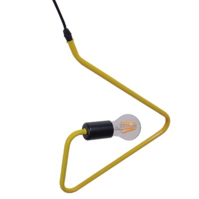 LEDTM® LIBBY 01097-1 Παιδικό Κρεμαστό Φωτιστικό Ανάρτηση Μονόφωτο 1 x E27 IP20 Κίτρινο Μέταλλο - Μ31 x Π31 x Υ16cm - Image 6