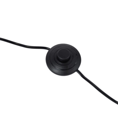 LEDTM® WYNGE 01101 Vintage Επιδαπέδιο Φωτιστικό Μονόφωτο 1 x E27 IP20 Μαύρο & Χρυσό Μέταλλο - Μ95 x Π27 x Υ174cm - Image 12