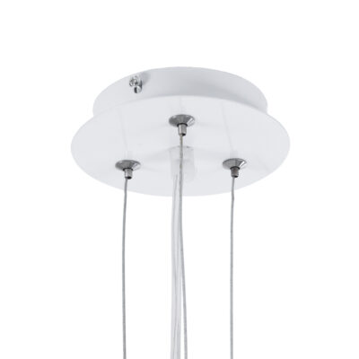 LEDTM® SERENIA 01152 Μοντέρνο Κρεμαστό Φωτιστικό Οροφής με Ντουί 1 x E27 AC 220-240V IP20 - Λευκό - Μ40 x Π40 x Υ20cm - Image 11