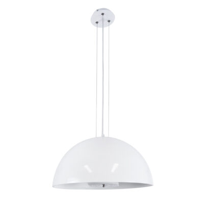 LEDTM® SERENIA 01152 Μοντέρνο Κρεμαστό Φωτιστικό Οροφής με Ντουί 1 x E27 AC 220-240V IP20 - Λευκό - Μ40 x Π40 x Υ20cm - Image 4