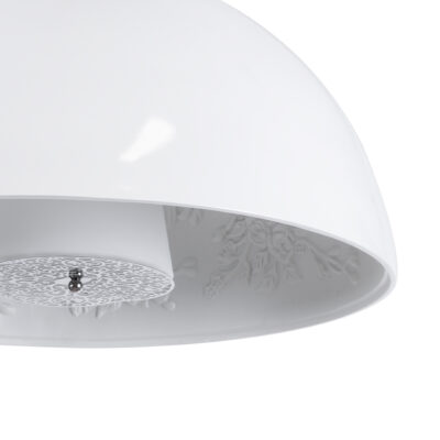 LEDTM® SERENIA 01152 Μοντέρνο Κρεμαστό Φωτιστικό Οροφής με Ντουί 1 x E27 AC 220-240V IP20 - Λευκό - Μ40 x Π40 x Υ20cm - Image 9