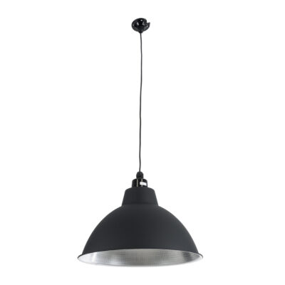 LEDTM® LOUVE 01176 Vintage Κρεμαστό Φωτιστικό Οροφής με Ντουί 1 x E27 AC 220-240V IP20 - Μαύρο & Ασημί - Μ40 x Π40 x Υ30cm - Image 4