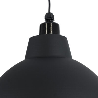 LEDTM® LOUVE 01176 Vintage Κρεμαστό Φωτιστικό Οροφής με Ντουί 1 x E27 AC 220-240V IP20 - Μαύρο & Ασημί - Μ40 x Π40 x Υ30cm - Image 8