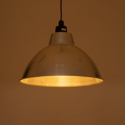 LEDTM® LOUVE 01178 Vintage Κρεμαστό Φωτιστικό Οροφής με Ντουί 1 x E27 AC 220-240V IP20 - Ασημί - Μ40 x Π40 x Υ30cm - Image 3