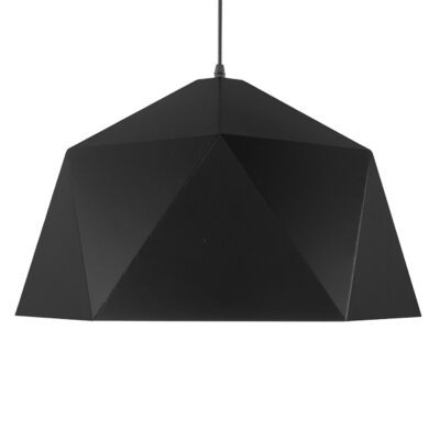 LEDTM® HEXAGON 01195 Μοντέρνο Κρεμαστό Φωτιστικό Οροφής με Ντουί 1 x E27 AC 220-240V IP20 - Μαύρο & Χρυσό - Μ46 x Π46 x Υ25cm - Image 3