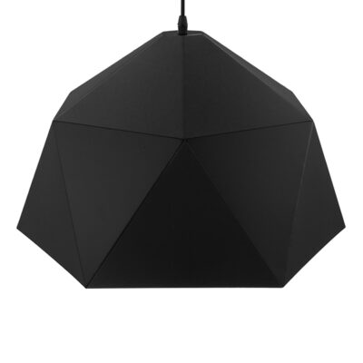 LEDTM® HEXAGON 01195 Μοντέρνο Κρεμαστό Φωτιστικό Οροφής με Ντουί 1 x E27 AC 220-240V IP20 - Μαύρο & Χρυσό - Μ46 x Π46 x Υ25cm - Image 4