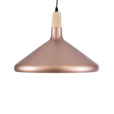 LEDTM® FELICITA 01223 Μοντέρνο Κρεμαστό Φωτιστικό Οροφής με Ντουί 1 x E27 AC 220-240V IP20 - Χάλκινο & Λευκό - Μ40 x Π40 x Υ30cm - Image 5