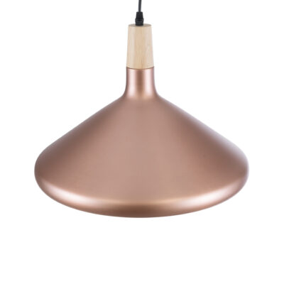 LEDTM® FELICITA 01223 Μοντέρνο Κρεμαστό Φωτιστικό Οροφής με Ντουί 1 x E27 AC 220-240V IP20 - Χάλκινο & Λευκό - Μ40 x Π40 x Υ30cm - Image 7