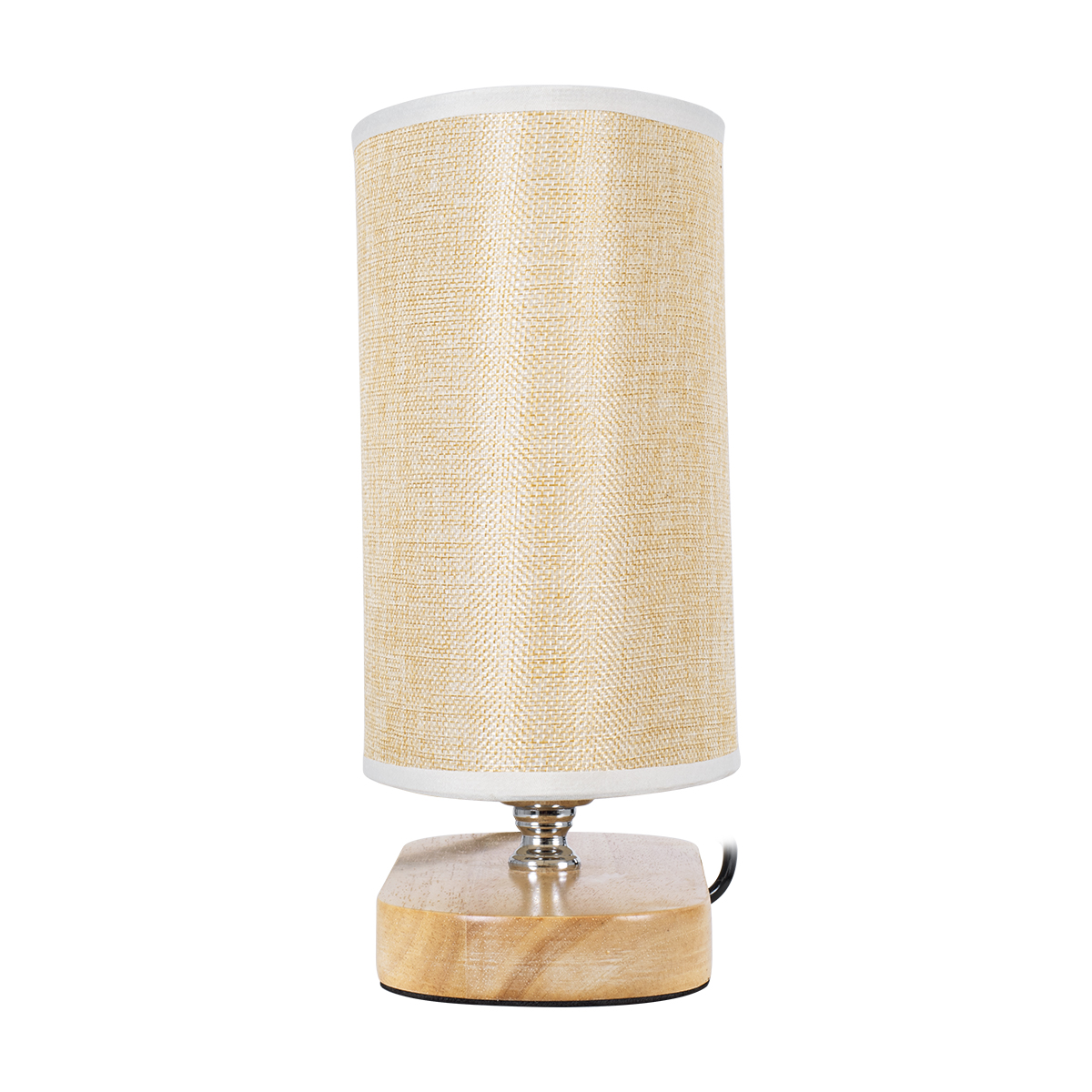 LEDTM® CHIARA 01241 Boho Επιτραπέζιο Φωτιστικό Πορτατίφ με Ντουί 1 x E27 AC 220-240V IP20 - Μπεζ - Μ25 x Π12 x Υ26cm - Image 6