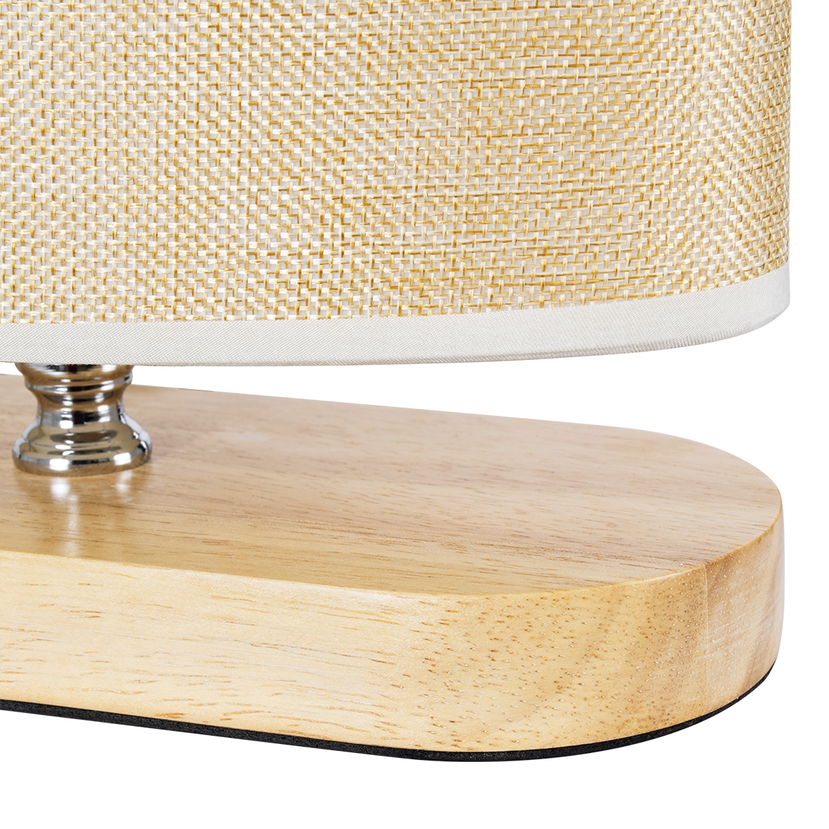 LEDTM® CHIARA 01241 Boho Επιτραπέζιο Φωτιστικό Πορτατίφ με Ντουί 1 x E27 AC 220-240V IP20 - Μπεζ - Μ25 x Π12 x Υ26cm - Image 7