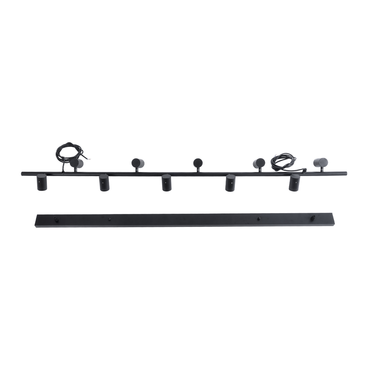 LEDTM® ALFREDA 01242 Μοντέρνο Κρεμαστό Φωτιστικό Οροφής με Ντουί 10 x E27 AC 220-240V IP20 - Μαύρο - Μ140 x Π18 x Υ7cm - Image 10