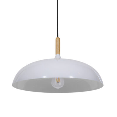 LEDTM® VALLETE 01256 Μοντέρνο Κρεμαστό Φωτιστικό Οροφής με Ντουί 1 x E27 AC 220-240V IP20 - Λευκό & Μπεζ - Μ45 x Π45 x Υ27cm