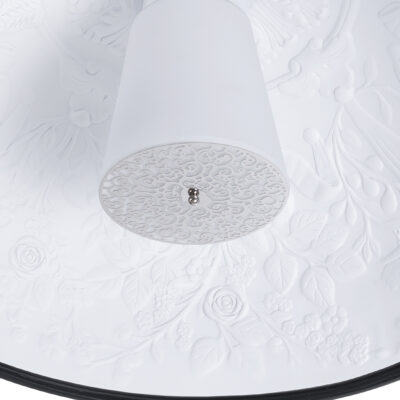 LEDTM® SERENIA 01270 Μοντέρνο Κρεμαστό Φωτιστικό Οροφής με Ντουί 1 x E27 AC 220-240V IP20 - Μαύρο & Λευκό - Μ60 x Π60 x Υ30cm - Image 10