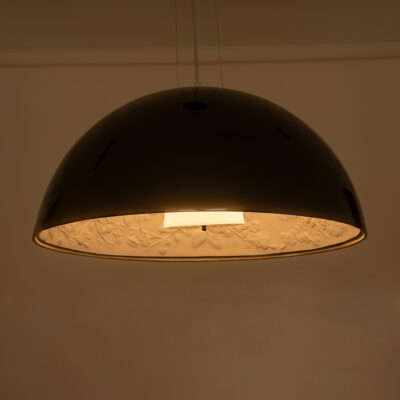 LEDTM® SERENIA 01270 Μοντέρνο Κρεμαστό Φωτιστικό Οροφής με Ντουί 1 x E27 AC 220-240V IP20 - Μαύρο & Λευκό - Μ60 x Π60 x Υ30cm - Image 3