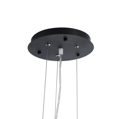 LEDTM® SERENIA 01272 Μοντέρνο Κρεμαστό Φωτιστικό Οροφής με Ντουί 1 x E27 AC 220-240V IP20 - Μαύρο & Λευκό - Μ90 x Π90 x Υ40cm - Image 10