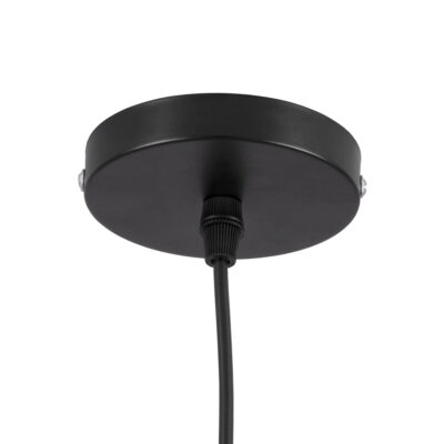 LEDTM® SOLANA 01301 Μοντέρνο Κρεμαστό Φωτιστικό Καμπάνα Μονόφωτο 1 x E27 IP20 Μαύρο & Χρυσό Μέταλλο - Μ30 x Π30 x Υ15cm - Image 9