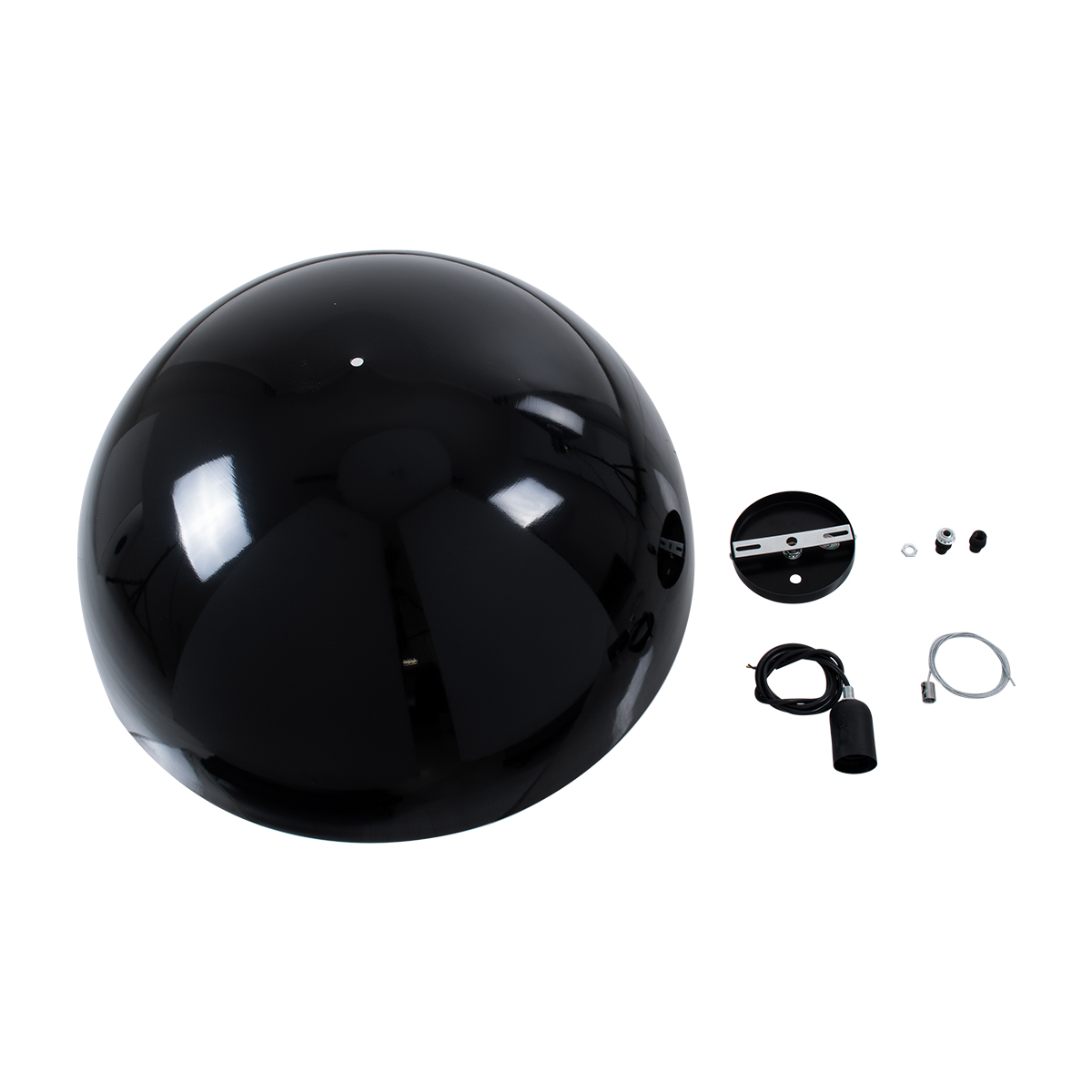 LEDTM® LUNE 01342 Μοντέρνο Κρεμαστό Φωτιστικό Οροφής με Ντουί 1 x E27 AC 220-240V IP20 - Μαύρο & Χρυσό - Μ60 x Π60 x Υ30cm - Image 11