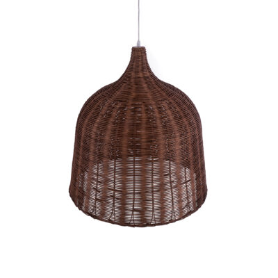 LEDTM® BAHAMAS 01369 Boho Κρεμαστό Φωτιστικό Καμπάνα Μονόφωτο 1 x E27 IP20 Καφέ Ξύλο - Μ60 x Π60 x Υ60cm - Image 7