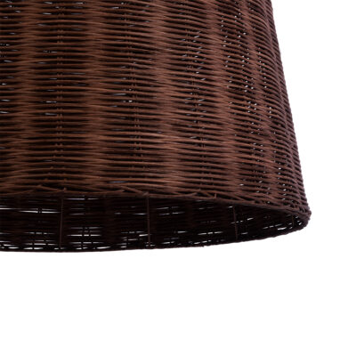 LEDTM® BAHAMAS 01369 Boho Κρεμαστό Φωτιστικό Καμπάνα Μονόφωτο 1 x E27 IP20 Καφέ Ξύλο - Μ60 x Π60 x Υ60cm - Image 8