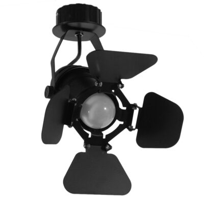 LEDTM® BROADWAY 01371 Vintage Φωτιστικό Οροφής με Ντουί 1 x E27 AC 220-240V IP20 - Μαύρο - Μ20 x Π20 x Υ27.5cm - Image 4