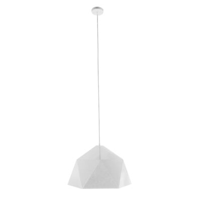 Alternative view of LEDTM® HEXAGON 01378 Μοντέρνο Κρεμαστό Φωτιστικό Οροφής με Ντουί 1 x E27 AC 220-240V IP20 - Λευκό & Χρυσό - Μ46 x Π46 x Y25cm